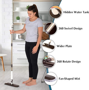 New Magic Microfiber-Concealed Water Tank Spray Mop