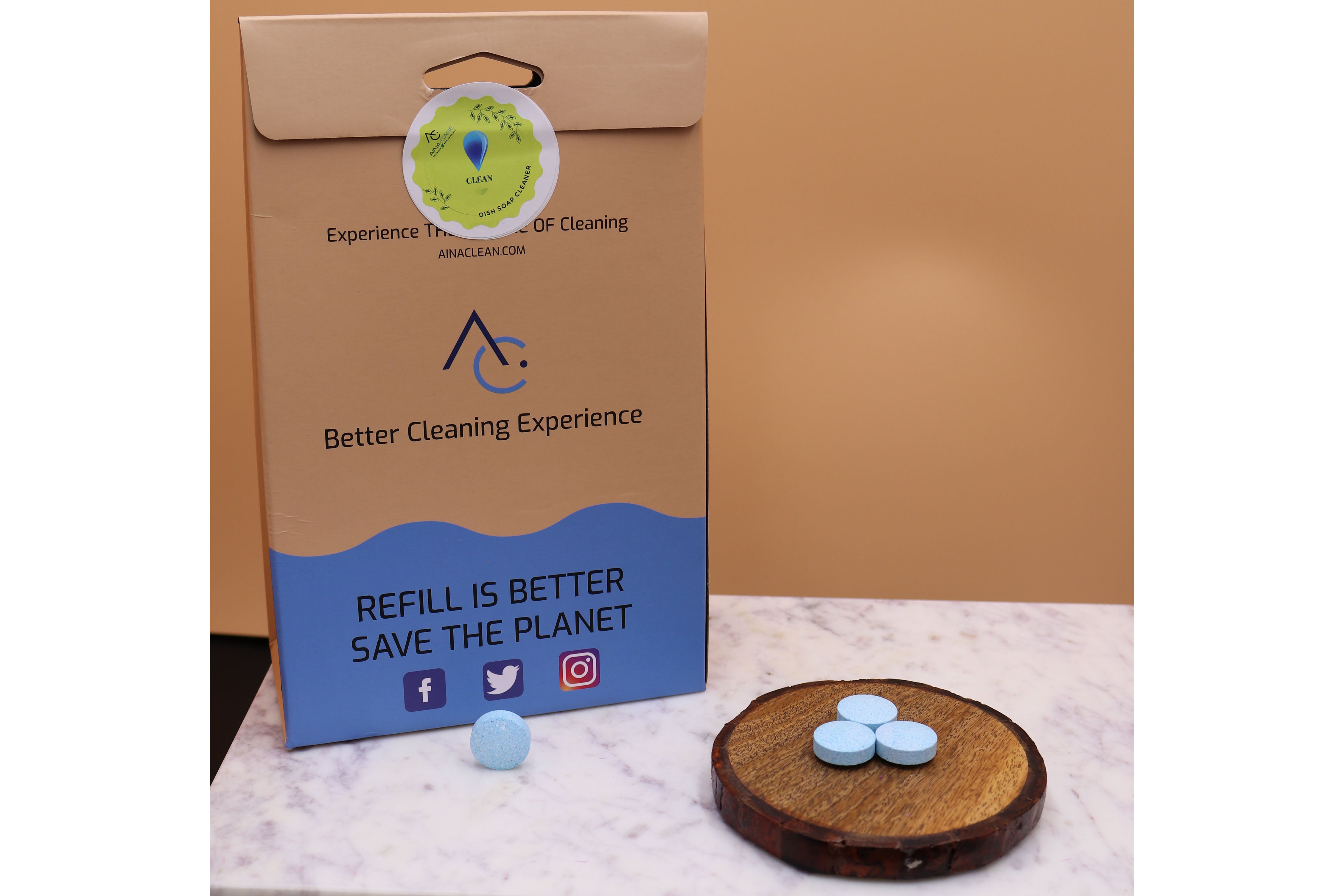 Refill Hand Dishwasher Cleaner <br>Tablets Only <br>Qty: 6