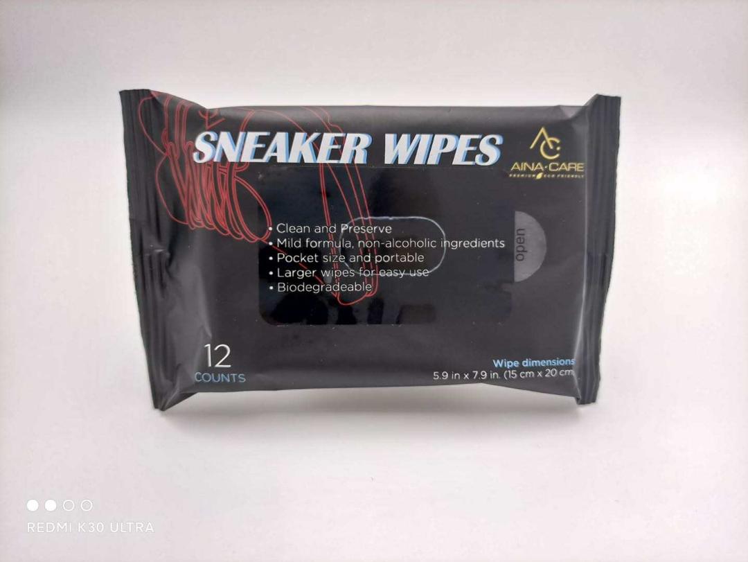 All-Purpose Shoe Wipes - 12 Sheets [4 Packs]